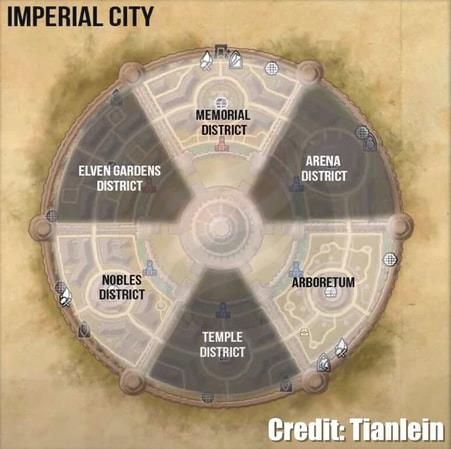 ESO Events 2022 Whitestrake's Mayhem Event Guide - Where to Do the Imperial City Daily Repeatable District Quests
